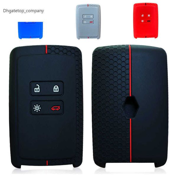 

silicone car key case for renault kadjar captur koleos clio espace 5 master talisman scenic 4 arkana smart remote protect cover