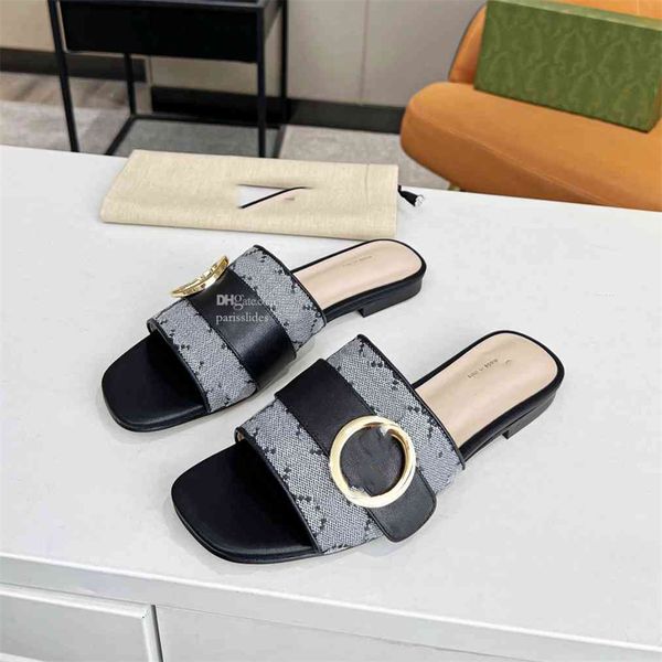 

designer g sandals fashion ggity slipper flat slides sandal woman heel shoes flip-flops luxury slippers leather sandal women fsdxc, Black