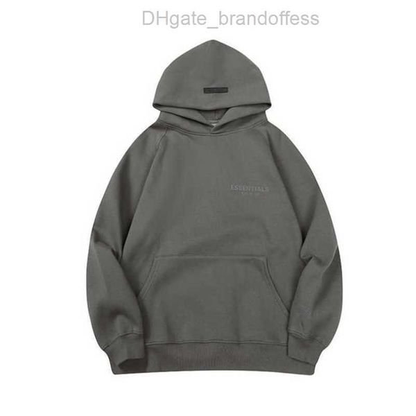 

men's luxury sweatshirts essentials jackets hoodies ess men women letter pullover hooded street hip hop sweatshirt sweater hoodie casua, Black
