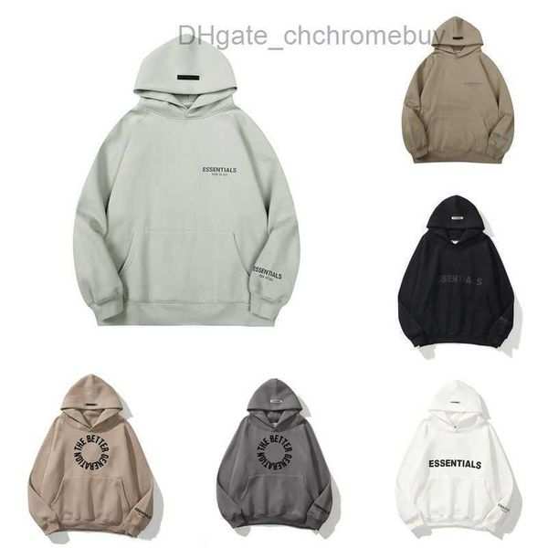 

ess luxury men's sweatshirts jackets hoodies men women letter essentials pullover hooded street hip hop sweatshirt sweater hoodie casua, Black;brown