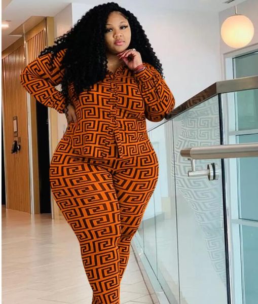 

designer womens tracksuits two piece set fall winter dress fashion casual sweater hoodies and pants clothes plus size s-5xl, Gray