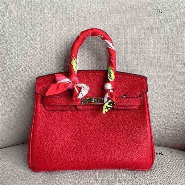 

designer bags birkin handbags herme platinum bag cowhide lychee pattern leather kelys large capacity commuter versatile one shoulder portab