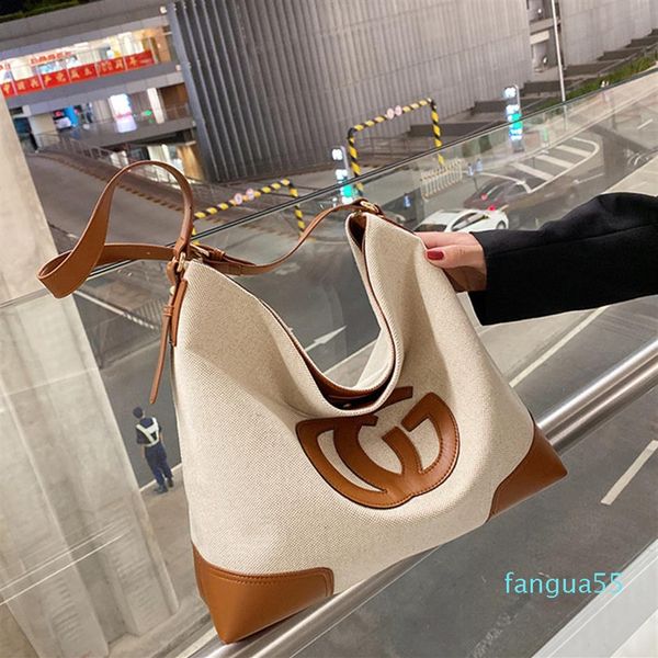 

designer handbags large capacity women's summer 2021 autumn and winter new fashion canvas single shoulder bag commuter portab276y