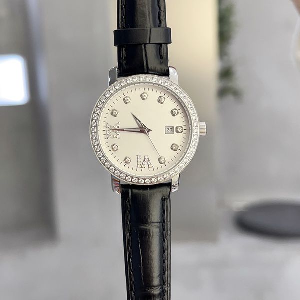 

ladies watch 30mm quartz movement watches sapphire wristwatches woman fashion designer wristwatch montre de luxe waterproof, Slivery;golden