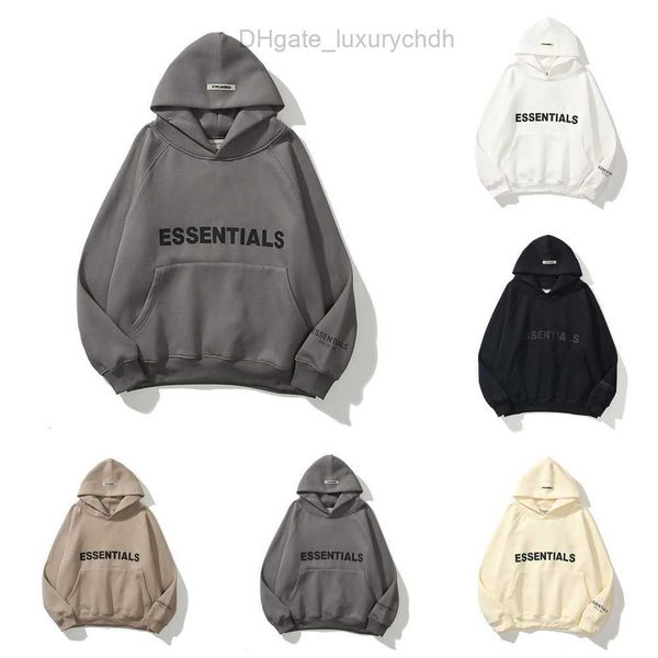 

sweatshirts men's luxury ess jackets hoodies men women letter essentials pullover hoodie hooded hip hop loose sweater casual sweatshir, Black;brown