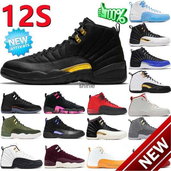 

2023 high basketball shoesnew 12s shoes xii 12 twist grind flu game university gold gamma racer blue dark concord ro