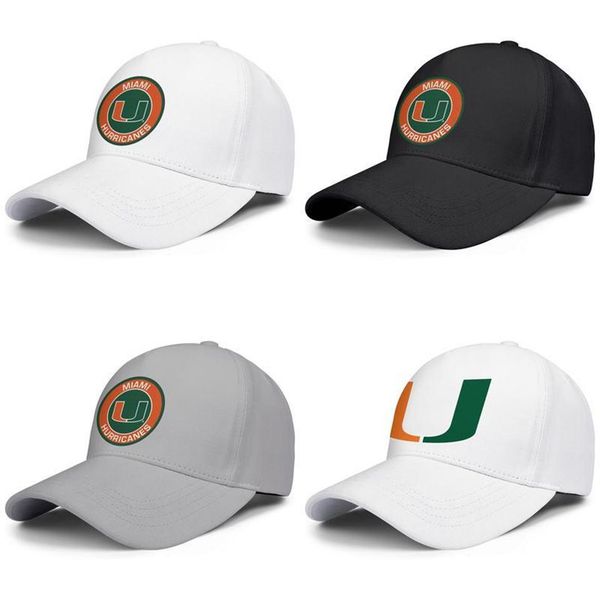 

miami hurricanes round logo for men and women adjustable trucker cap custom fitted cute trendy baseballhats football logo old prin317s, Blue;gray