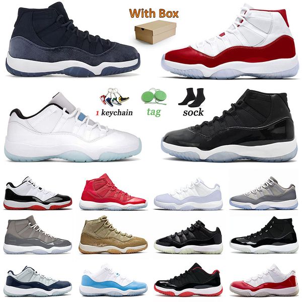 

jumpman 11 cherry basketball shoes 11s sneakers 36-47 midnight navy space jam low legend blue concord bred win like cool grey pure violet me
