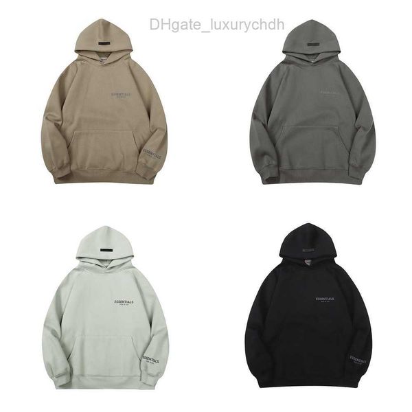 

men's luxury sweatshirts fashion essentials jackets hoodies ess men women letter pullover hoodie hooded sweater casual sweatshirt coup, Black;brown