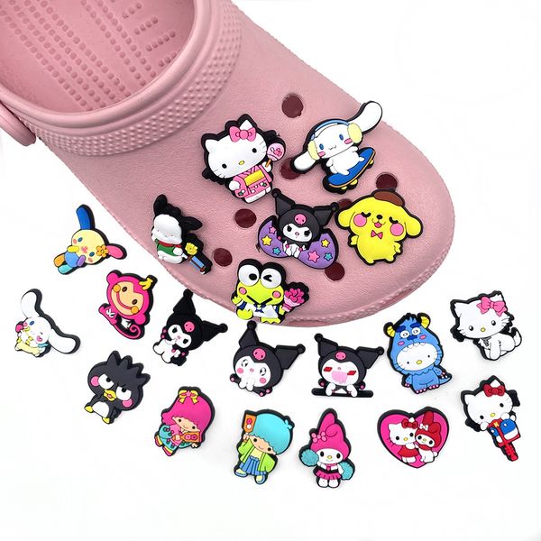 

anime charms wholesale childhood memories melody cats cartoon charms shoe accessories pvc decoration buckle soft rubber clog charms fast shi, Blue