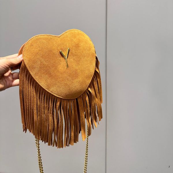 

luxury shoulder bag fashion crossbody bags designers shoppers tote tassels women handbags purses heart-shaped ladies