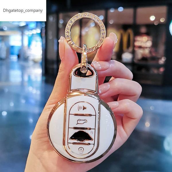 

tpu car key case for bmw mini coopers one jcw f56 f55 f54 f57 f60 r55 r56 r57 r58 r59 r60 s roadster cover keychain accessories