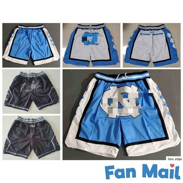 

new university of north carolina men unc basketball shorts pocket pants all stitched s-3xl 3 colors 281w, Black;red