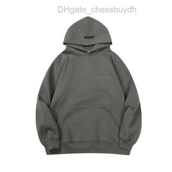 

luxury essentials sweatshirts men's jackets hoodies ess men women letter pullover hooded street hip hop sweatshirt sweater hoodie casua, Black