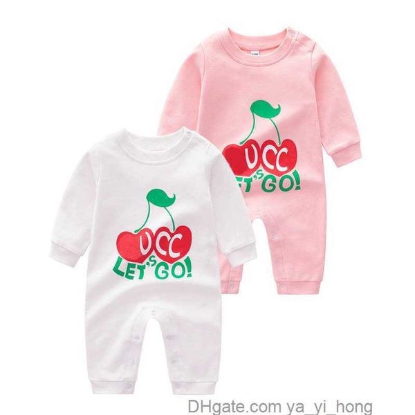 

cotton baby infant rompers 0-24 months boy girl newborn luxury newborn long sleeve kids designer jumpsuit g8089 yayihong, Blue
