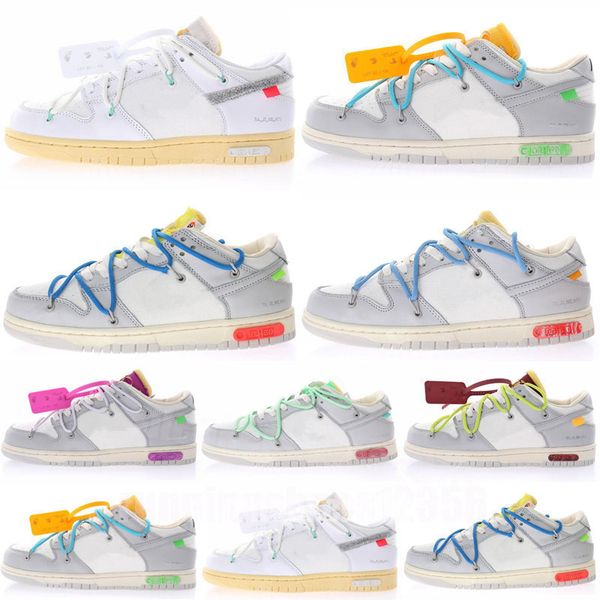 

skate dunks with box low running shoes lot the 01-50 university yellow offs white men women trainers sneakers 36-48, Black