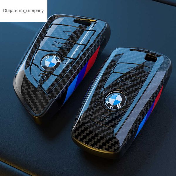 

abs carbon fiber style car key case cover shell fob for bmw x3 x5 x6 f30 f34 f10 f20 g20 g30 g01 g02 g05 f15 f16 1 3 5 7 series
