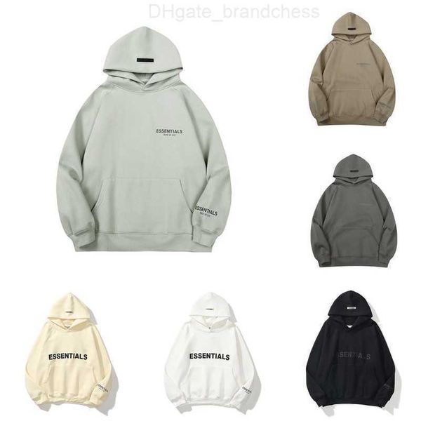 

luxury men's essentials sweatshirts jackets ess hoodies men women letter pullover hooded fashion hip hop sweatshirt sweater hoodie casu, Black;brown