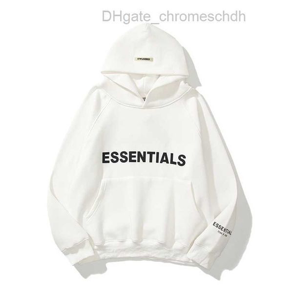 

luxury ess men's sweatshirts jackets hoodies men women essentials chest letter sweater sportswear hooded casual pullover couple sweats, Black;brown