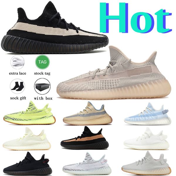 

size 36-48 men womens running shoes ice mist blue pearl stone cinder zebra bred cream beluga mono white black static reflective trainers spo