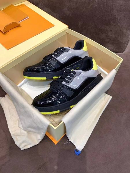 

2023 designer trainer sneakers casual shoes black white men women platform fashion low shoe red green leather walking outdoor eur 35-46