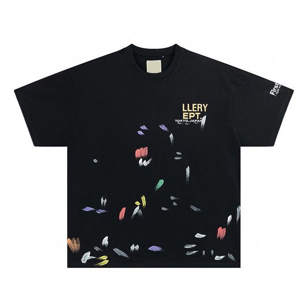 

men's plus tees & polos round neck embroidered and printed polar style summer wear with street pure cotton efe ef, Black;brown