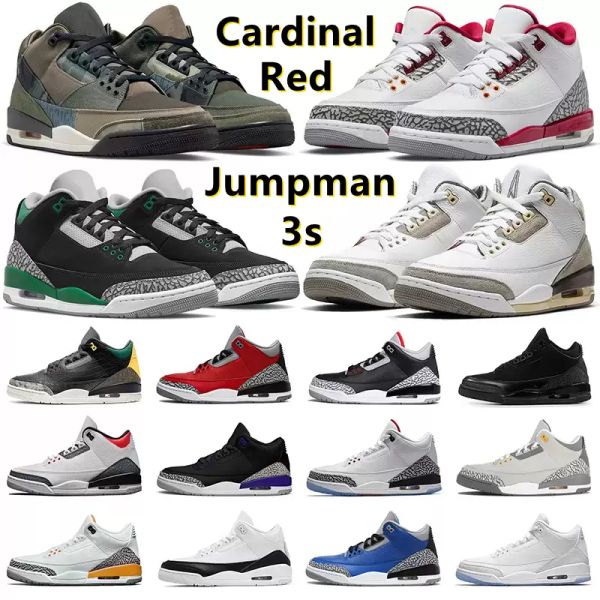 

3 men basketball shoes 3s prom night sneakers space jam bred concord trainers sports 2023 hot