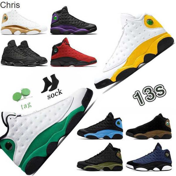 

designer shoes jumpman 13 del sol mens womens basketball shoes 13s black flint starfish lucky green j13 sneakers local designer brave blue p, Black;white