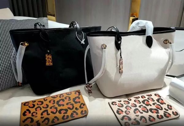 

wild at heart leopard print shopping bags women pu leather shoulder bags luxurys messenger handbag designers handbags purse tote clutch wall