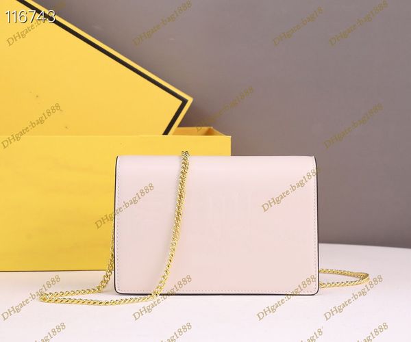 

luxury designer women's bag fashion letter mini flap chain handbag horizontal square crossbody bags