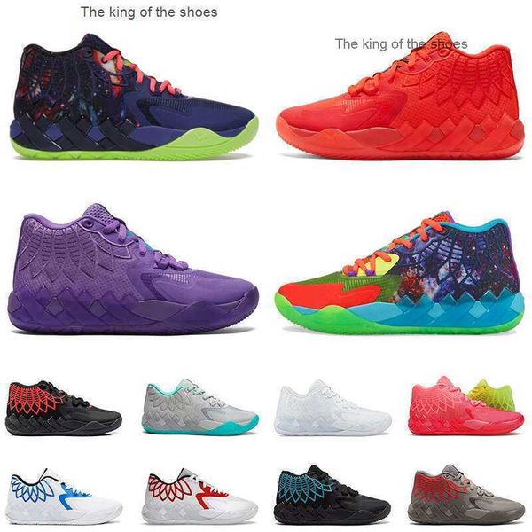 

2023 mb.012023mb.01qaulity lamelos ball mb01 mens basketball shoes big size 12 not from here red blast be you buzz city white silver off gal, Black