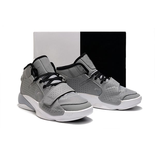 

men's shoes ni air jrodan zion 2 pf zion 2 generation combat basketball high side air-cushion grey, Black