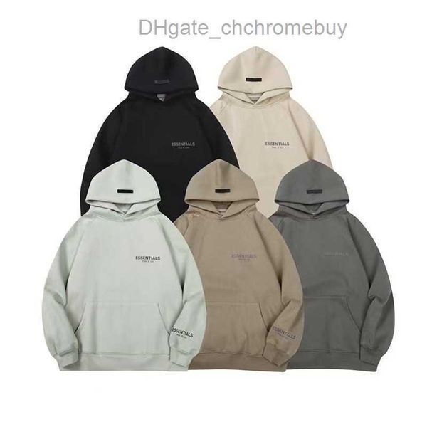 

luxury men's ess sweatshirts jackets hoodies men women letter essentials pullover hooded street hip hop sweatshirt sweater hoodie casua, Black;brown