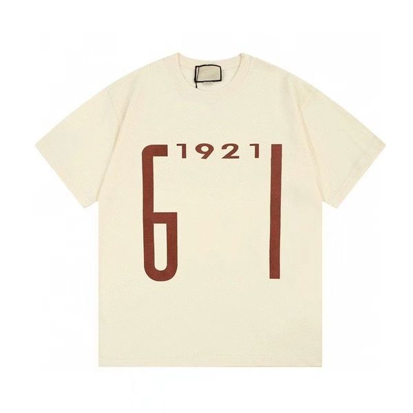 

women's t-shirt women's t-shirt fashionable short sleeve pure cotton breathable casual t-shirts letter jacquard men's and wom, White