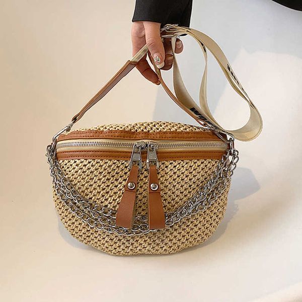 

evening bag bohemia straw chest bag summer women shoulder crossbody retro handma