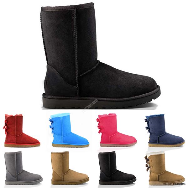 

classic mini kids i shoes sell real australia 528 high-quality kid boys girls children baby warm snow boots teenage students winter93724242, Black
