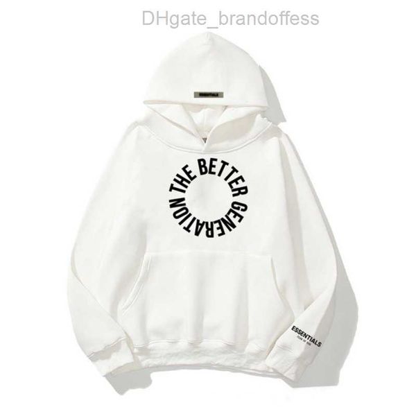 

ess luxury sweatshirts men's jackets hoodies men women letter essentials pullover hooded street hip hop sweatshirt sweater hoodie casua, Black;brown