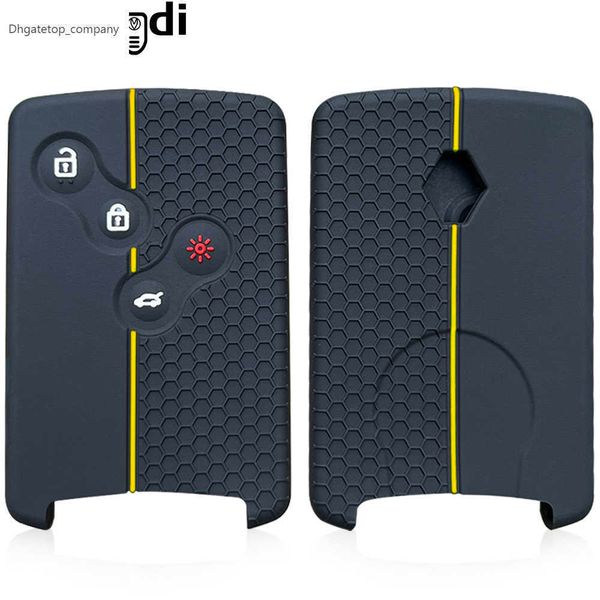 

4 buttons silicone car key case cover for renault duster captur clio logan megane 1 2 3 koleos scenic nema fluence zoe accessory