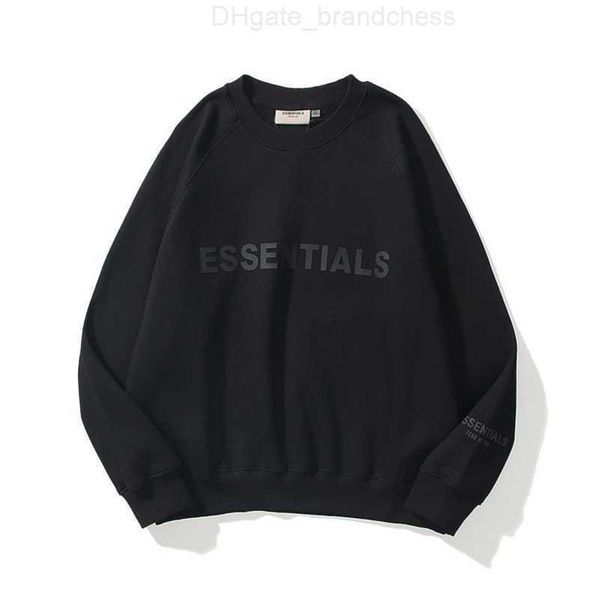 

luxury ess men's sweatshirts jackets hoodies men women essentials chest letter sweater sportswear hooded casual pullover couple sweats, Black;brown