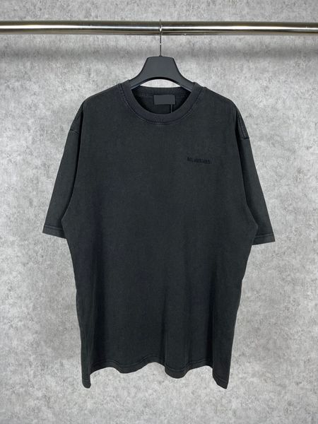 

men's plus tees polos round neck embroidered and printed polar style summer wear with street pure cotton fk, Black;brown
