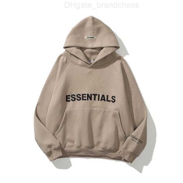 

ess men's luxury sweatshirts jackets hoodies men women letter essentials pullover hoodie hooded hip hop loose sweater casual sweatshir, Black;brown