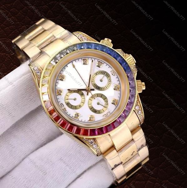 

designer watch mens watch automatic mechanical movement 904l stainless steel color ceramic dial business luminous inlaid diamond gift, Slivery;brown