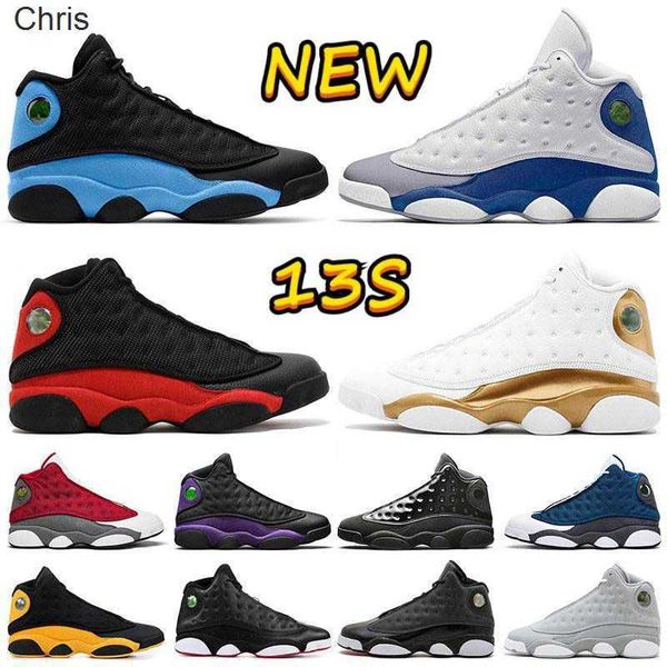 

designer shoes jumpman 13s mens basketball big size 13 french university blue brave hyper royal reverse bred flint gym red dmp, Black;white