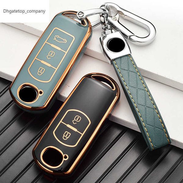 

new tpu car remote key case cover for mazda 2 3 6 atenza axela demio cx-5 cx5 cx-3 cx7 cx-9 2015 2016 2017 2018 2019 accessories