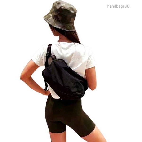 

lulul style fast track cross body waist bags single shoulder carrying capacity 9l chest bag multiple recitations waterproof solid sports han