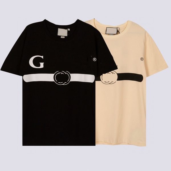 

designer t shirt summer short sleeve waves tee men women lovers luxury t-shirts fashion senior pure cotton high size xs-4xl gu21, White;black