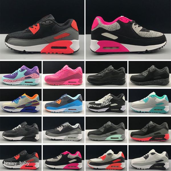 

kids shoes children athletic shoes wolf grey toddler sport sneakers for boy girl toddler chaussures pour enfant244j, Black