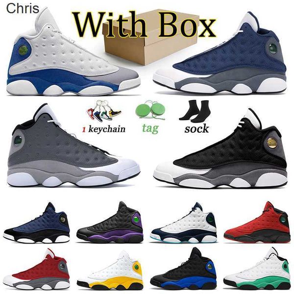 

designer shoes jorda 13 13s basketball shoes retro men women j13 black flint jorden13 french blue navy court purple del sol starfish obsidia, Black;white