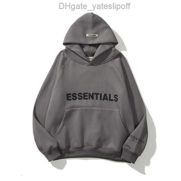 

sweatshirts men's luxury ess jackets hoodies men women letter essentials pullover hooded street hip hop sweatshirt sweater hoodie casua, Black;brown