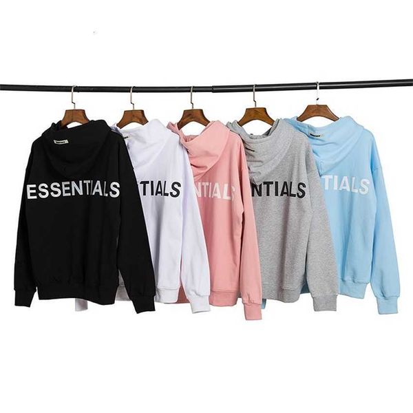 

hoodie jacket multi thread essentials back letter reflective sweater men's hooded high street hoodie, Black;brown